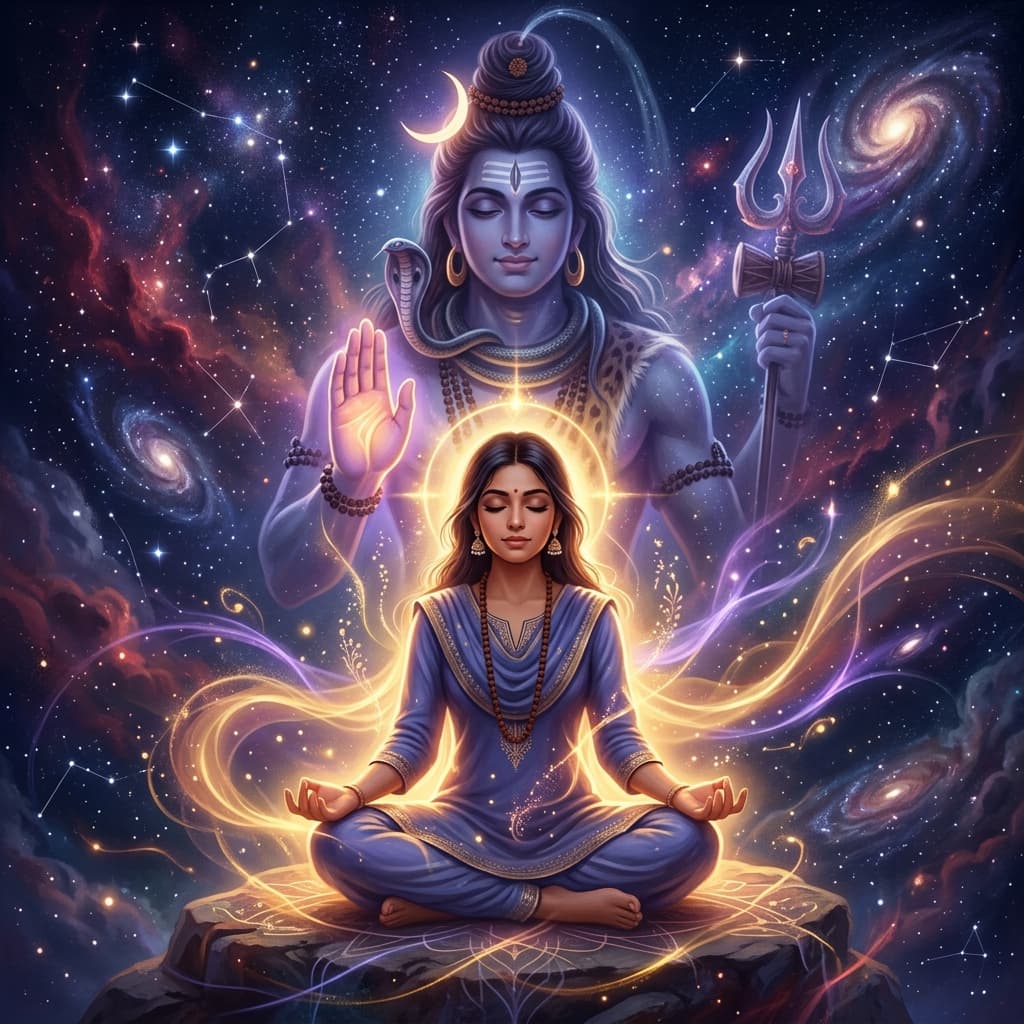 Spiritual connection and Shiva blessings